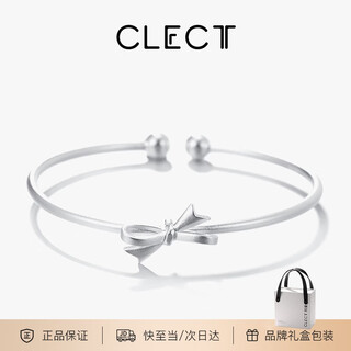 Clect cory bow silver bracelet women's sweet 999 pure silver bracelet elegant high-end jewelry birthday gift for girlfriend