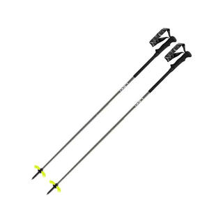 Leki ski pole automatic release handle locking with grip extended steep slope control carbon fiber grau 135