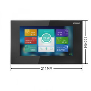 Anjubao video intercom video doorbell indoor unit sz11ad sz13ad intercom digital extension anjubao ajb-sz11ad-8 black