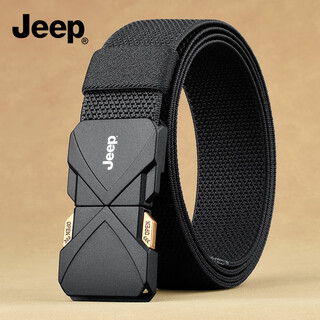 Jeep men's elastic belt 2025 new outdoor military training tactical woven belt birthday gift for boyfriend and husband