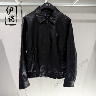 斐乐（FILA）潮牌2025冬季男子时尚休闲舒适宽松外套T11M545702 T11M545702FBK黑色 S