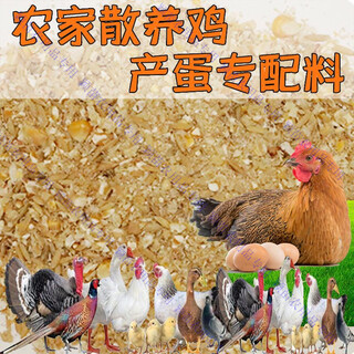 Corn shreds, wheat bran, soybean meal and rice are fed to hens, farmers raise free-range ducks, geese and poultry to eat mixed grains and special feed for egg production. 10jin jin is equal to 0.5kg. the egg production material is delivered by express delivery.