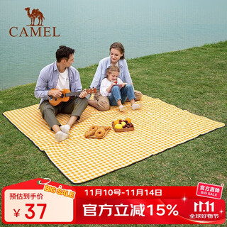 Camel (camel) outdoor moisture-proof mat portable thickened picnic cloth picnic cushion folding waterproof tent floor mat picnic mat