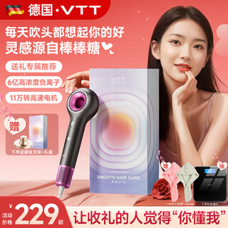 Vtt germany lollipop high-speed hair dryer household silent negative ion high-power non-harming hair care hair dryer silent low-noise birthday gift for ladies only for boys