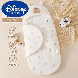 Disney baby blanket, newborn blanket, pure cotton thickened newborn delivery room blanket, baby outing blanket, four seasons style, 7a level, constant temperature, cherry bear 80cm 80x