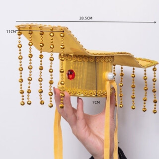 Han qi emperor hat dragon picture headdress hat ancient costume crown children's birthday photo props hat gift creative crown