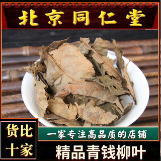 Beijing tongrentang chinese medicinal materials qingqian liuye genuine special grade qingqian liu original leaf ancient tree qian liu tea 500g qingqian liu 250g