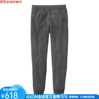 L.l.bean men's sports pants comfortable and soft jogging pants daily versatile leg leg pants casual wear-resistant ta518540 charcoal heather l suitable for waistline 2 feet 4-2 feet 6
