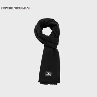Armani emporio armani gift ea women's pure black versatile commuter scarf