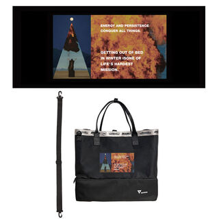 三栖虎大山滑雪托特包单板双板鞋包雪具装备大容量收纳干湿分离 黑色DOA 46x50cm