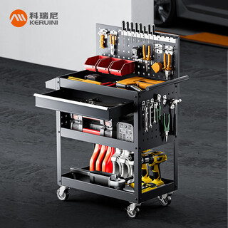Corini multifunctional maintenance vehicle workshop mobile tool vehicle machine repair tool storage shelf factory assembly trolley high quality green-7 pumps
