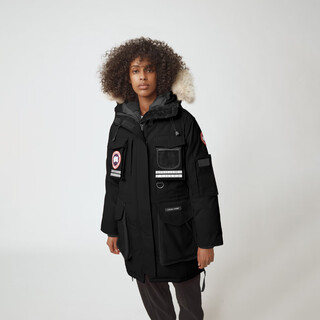 Canada goose snow mantra women's parka large goose down jacket 61 black m