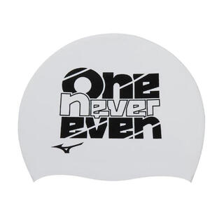 Mizuno men's and women's swimming caps are moisture-proof, soft, fit and easy to wear, reducing hair wetting. silicone material, free size, white ff