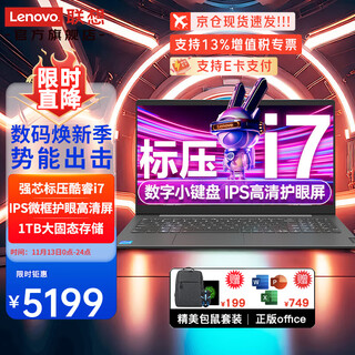 联想（Lenovo）笔记本电脑悦Pro 2025款15/16小新品13代14代酷睿i5i7商用办公轻薄设计游戏手提本 定制 i7-13620H 16G 1TB固态 疾速wifi6 IPS全高清屏