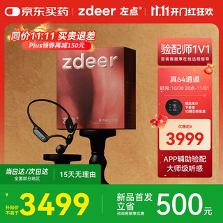 Zuodian zdeer bone conduction hearing aid 4th generation max is launched for the elderly with moderate to severe hearing loss and deafness.