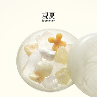 Tosummer golden autumn moonlight crystal aromatherapy gift box yihe golden osmanthus autumn tea fireless aromatherapy expansion stone birthday gift for girlfriend