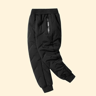 Other/other xuexiang mohe windproof winter children's assault cotton pants boys and girls outdoor thickened harbin waterproof ski pants k33 black (extra thick) one size 120