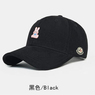 Meng mouth piano's new men's and women's baseball caps, fashionable and versatile, sun-visible duck-billed hats, trendy, warm, casual, outdoor mountaineering, all seasons, black, adjustable