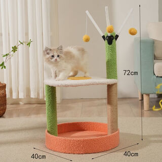 Modx cat climbing frame cat nest integrated sisal climbing frame resistant to scratching small apartment clearance special cat villa cat tree scratching post supplies egg yolk large base climbing frame