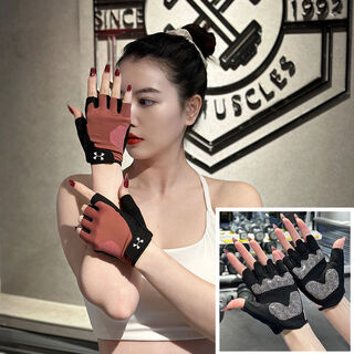 A03 yoga sports gloves for men and women outdoor bicycle half-finger anti-slip gloves shock-proof fitness cycling gloves a03 yanhong s for girls with small hands