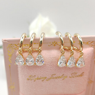 Xuping xuping jewelry dew drops on the ears girls personalized style earrings as birthday gifts x000996616 earrings