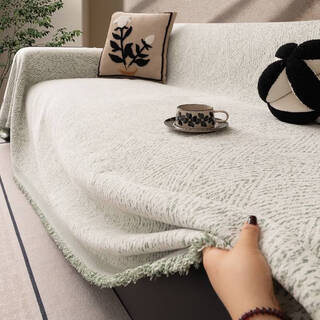 Fantasy cotton leprosy all-season sofa cover cloth anti-cat scratch sofa towel sofa cover sofa blanket sofa cushion yaksi-green strict quality control, selection of high-quality chenille, baby touch 180*130cm recommended single seat without armrests