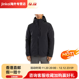 Arc'teryx (arc teryx) new year's gift ralle insulated gore-tex solid color logo logo waterproof warm jacket cotton black/black m