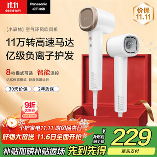 Panasonic national subsidy household high-speed hair dryer hair dryer barrel high-power quick-drying negative ion temperature control send girlfriend gift little forest eh-ne6l