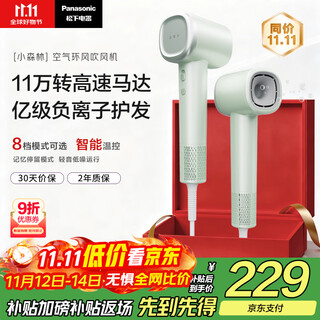 Panasonic national subsidy household high-speed hair dryer hair dryer barrel high-power quick-drying negative ion temperature control send girlfriend gift little forest eh-ne6l