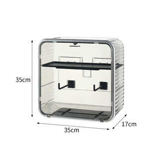 Shantou lincun bathroom tissue box storage rack toilet paper box multi-functional paper roll box wall-mounted punch-free wall large face towel box silver-plated 35*17*35