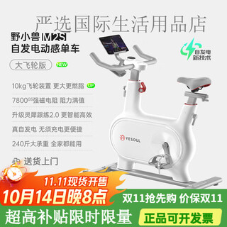 Yesoul spontaneous electric bicycle home silent indoor fitness equipment smart exercise bike m2m 10kg large flywheel intelligent resistance adjustment丨quick burning ring