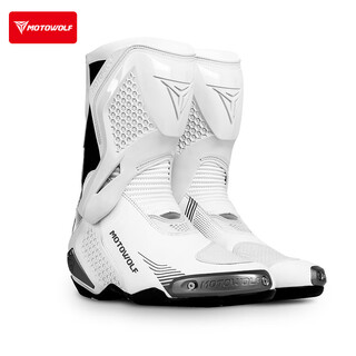 Motowolf motorcycle riding boots anti-fall competitive motorcycle racing shoes waterproof men's and women's rally race track rider shoes for all seasons