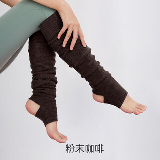 Yottoy yoga socks for women over the knee long winter warm yoga pile socks pilates thick socks 24 years new color yunrou socks-powder coffee