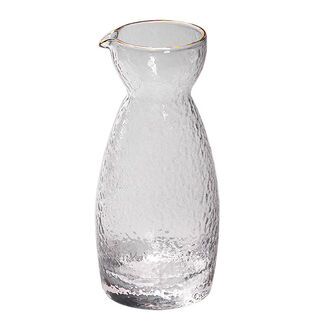 Yusenyi household wine set, small white wine cup, wine warmer, hot pot, one or two fruit wine cups, glass sake jug set, ancient style, a style wine jug with gold tracing