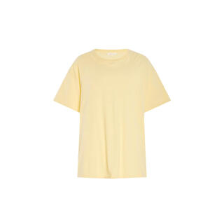 The row light luxury women's nadina cotton knitted t-shirt yellow 20 | l