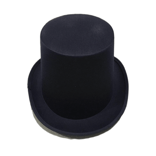 Huan shuai children and adults magic hat black top hat performance props adult jazz hat gentleman hat black one size (suitable for ages 8 and over and adults)
