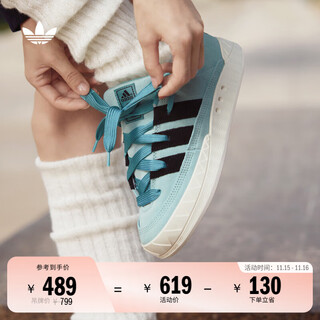 Adidas shark bread shoes adimatic classic skateboard shoes for men and women adidas official clover light green/black/light mint 38