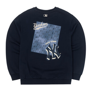 Major league baseball (mlb) 25 new children's sports sweatshirts for men and women ny retro pop presbyopic plus velvet pullover 7amtm0356 50nys_navy blue new york yankees_ 110