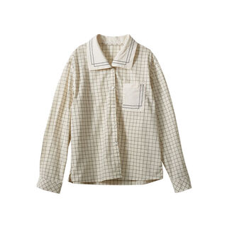 Showa illustrated early spring retro plaid small fragrant style jacket and skirt suit with beige and black shirt inside ready in stock s s suitable for 80-100 jin jin equals 0.5 kg