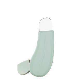 Mzv blackhead shovel, special manual shovel for hair follicles for beauty salons, cleansing and removing blackheads and acne skin shovel, 1 light green ergonomic shovel 0 stickers