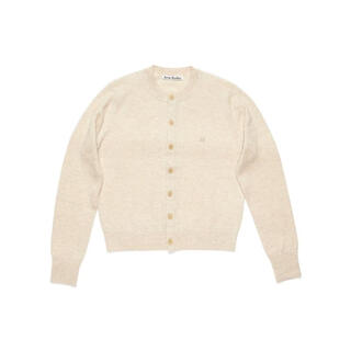 Acne studios women's sweater warm and comfortable yak spring and autumn daily cardigan casual autumn and winter new top nude color one size |