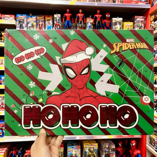 奇立彩蜘蛛侠圣诞节系列倒数日历盲盒洞洞乐戳戳乐抽奖礼物儿童礼品 默认