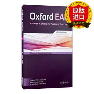 【正版】英文原版 牛津学术英语综合教材B1+ Oxford EAP B1+ Student's Book 参考工具书 英语书籍 进口原版图书 全英文版
