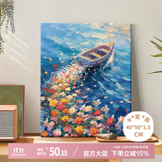 Long time no see digital oil painting diy difficult hand-painted coloring painting beautiful healing decompression hand-painted oil decorative painting