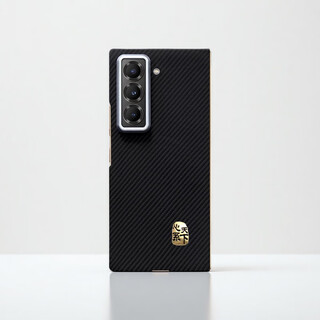 Samsung (samsung) apple original quality, suitable for the world, samsung w25 kevlar mobile phone case, new magnetic all-inclusive, single back cover, matte black 600d fine lines - magnetic suction, samsung galaxy w26