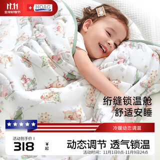 Hoag (hoag) baby quilted quilt winter pure cotton universal baby quilt autumn and winter blanket kindergarten children's quilt for all seasons miracle christmas eve winter quilt 150x200cm