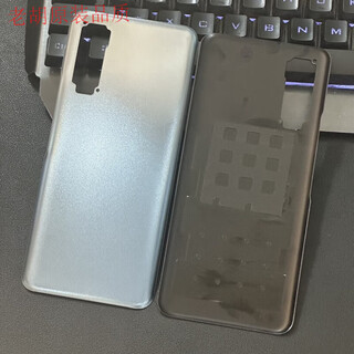 Original suitable for vivo y76s back cover y76s t1 version back case mobile phone battery cover rear screen case replaceable starry night black belt cooling post/shockproof cotton/edge glue y76s