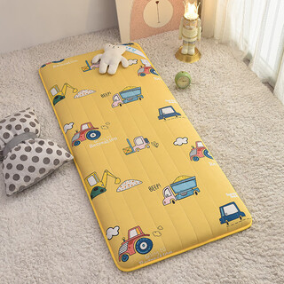 Babycare british baby baby mattress mattress children's kindergarten special mattress splicing bed mattress pure cotton plus velvet custom engineering vehicle/one-piece model (pure cotton four seasons model) 88*168cm moderate soft and hard