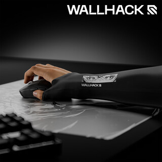 Wallhack e-sports special flying sleeve skypad tempered glass mouse pad ice sleeve fps chicken game increase sliding speed pro awakening-with finger l/xl code