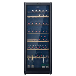 Siemens wine cabinet wine red wine cabinet kw35vb7tsc/kw3mvb8tsc constant temperature refrigeration imported oak wine rack kw3mvb8tsc 96 bottles